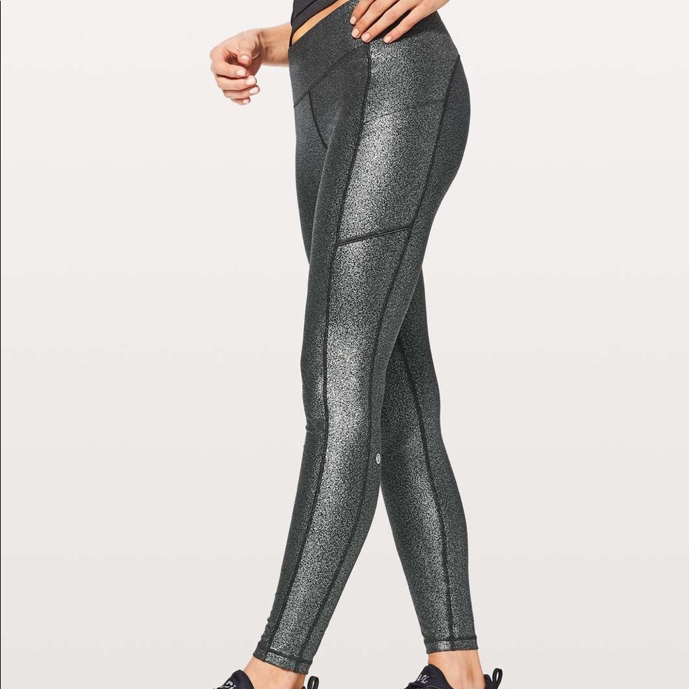 Lululemon metallic speed up tight